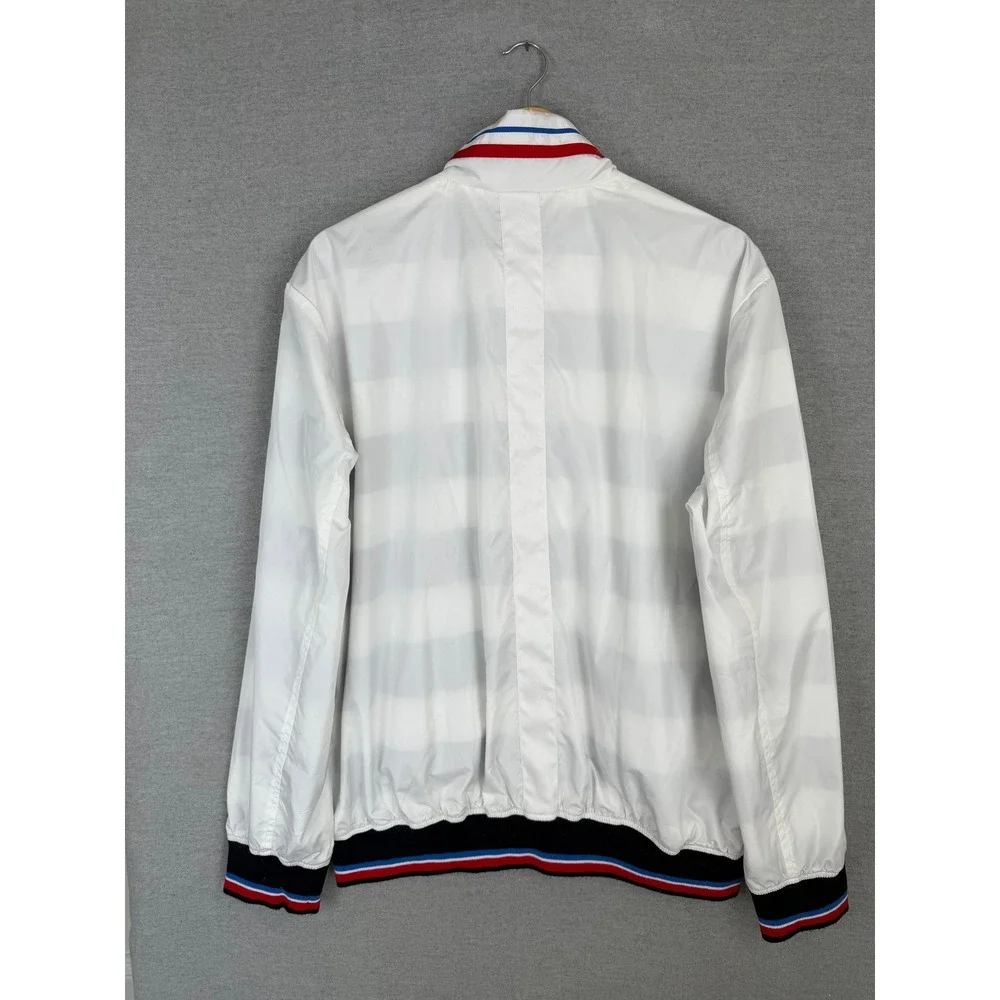 Paul & Shark Yachting Reversible Bomber Jacket Navy White Striped Mens XL‎ Italy